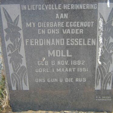 MOLL Ferdinand Esselen 1892-1951