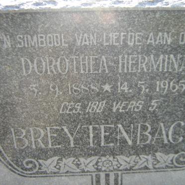BREYTENBACH Dorothea Hermina 1888-1965