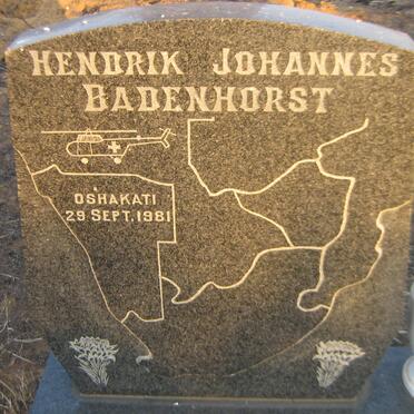 BADENHORST Hendrik Johannes 1962-1981