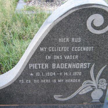 BADENHORST Pieter 1904-1970 &amp; Nellie 1914-1997