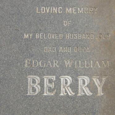 BERRY Edgar William 1935-2005