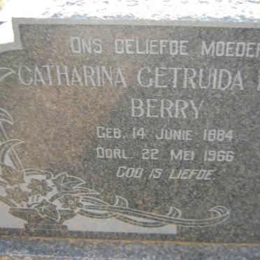BERRY Frederick George 1869-1934 &amp; Catharina Getruida Maria 1884-1966 
