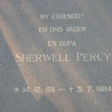 BERRY Sherwell Percy 1911-1984 &amp; Catharina Johanna SLABBERT 1911-2007 