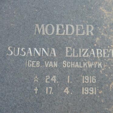 BLOM Petrus Francois 1914-1991 &amp; Susanna Elizabeth VAN SCHALKWYK 1916-1991