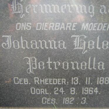 BREDENKAMP Mathys Petrus 1876-1917 &amp; Johanna Helena Petronella RHEEDER 1886-1964 