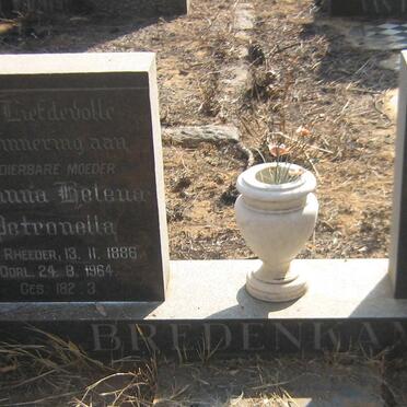 BREDENKAMP Mathys Petrus 1876-1917 &amp; Johanna Helena Petronella RHEEDER 1886-1964