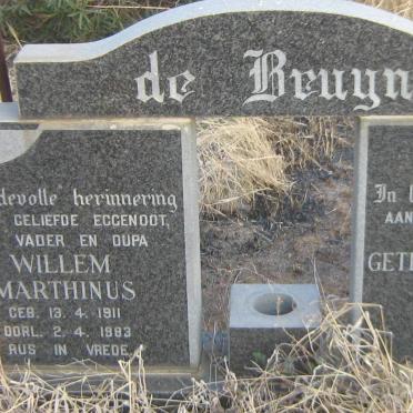 BRUYN Willem Marthinus, de 1911-1983 &amp; Getruida Francina Alida 1918-1995