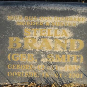 BRAND Stella nee SMIT 1957-2001