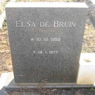 BRUIN Elsa, de 1959-1977
