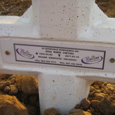 COETSEE Anna Maria 1955-2017
