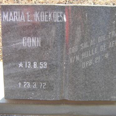 CONN Maria E. 1953-1972