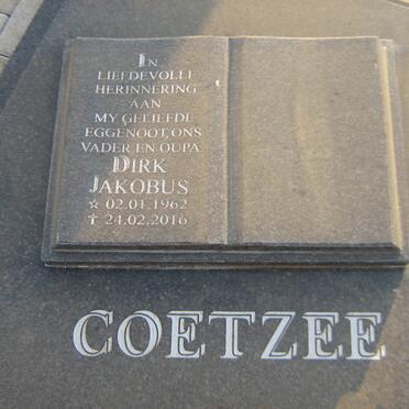 COETZEE Dirk Jakobus 1962-2016