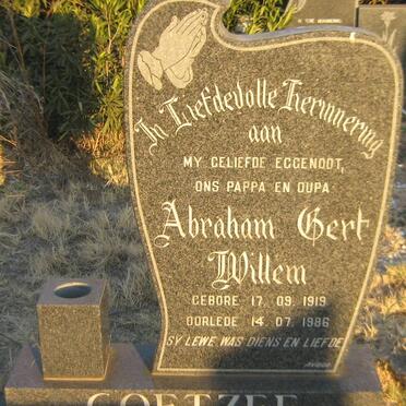 COETZEE Abraham Gert Willem 1919-1986