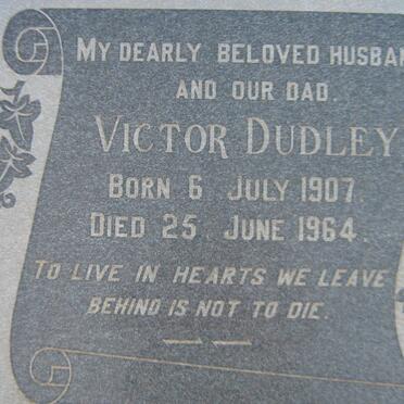 DUDLEY Victor 1907-1964