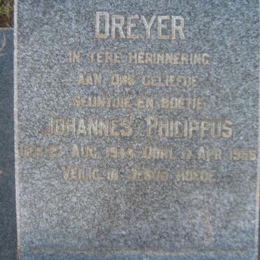 DREYER Johannes Philippus 1944-1956