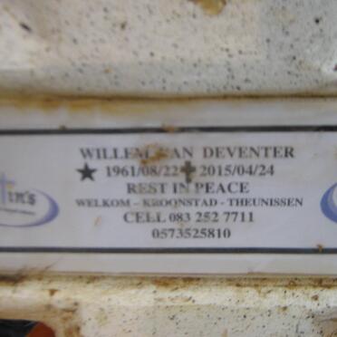 DEVENTER Willem, van 1961-2015