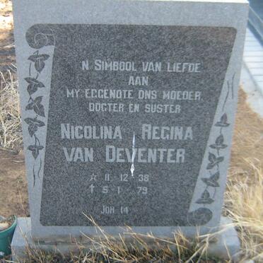 DEVENTER Nicolina Regina, van 1938-1979