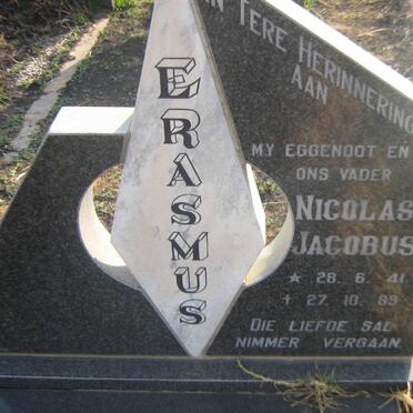 ERASMUS Nicolas Jacobus 1941-1989