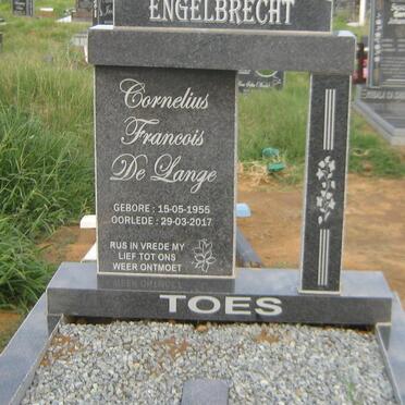 ENGELBRECHT Cornelius Francois De Lange 1955-2017