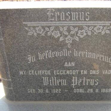 ERASMUS Willem Petrus 1922-1969