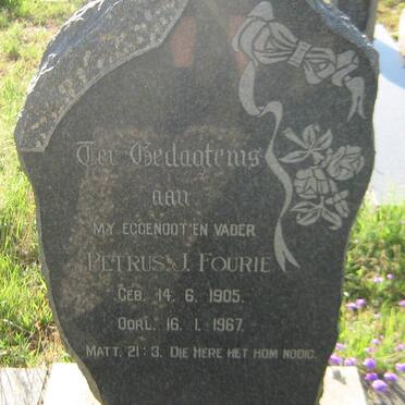 FOURIE Petrus J. 1905-1967