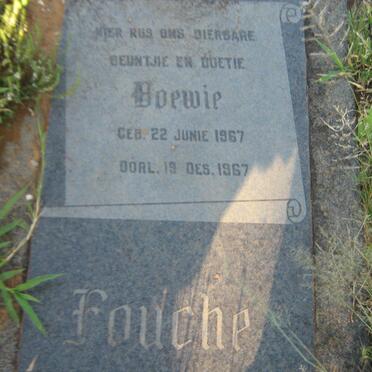 FOUCHE Boewie 1967-1967