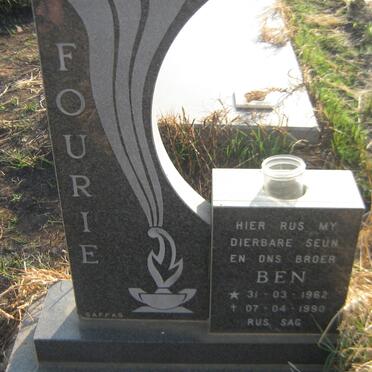 FOURIE Ben 1962-1990