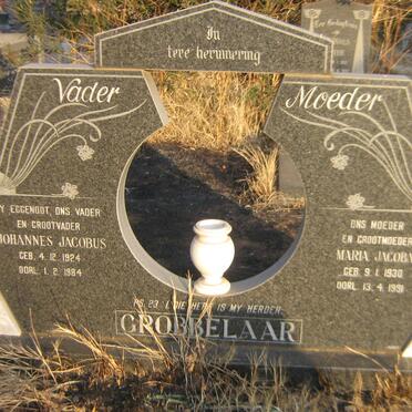 GROBBELAAR Johannes Jacobus 1924-1984 &amp; Maria Jacoba 1930-1991