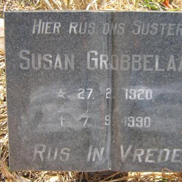 GROBBELAAR Susan 1920-1990