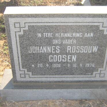 GOOSEN Johannes Rossouw 1906-1976