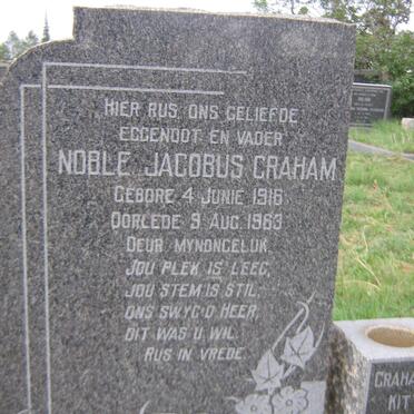 GRAHAM Noble Jacobus 1916-1963
