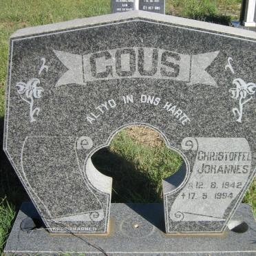 GOUS Christoffel Johannes 1942-1994
