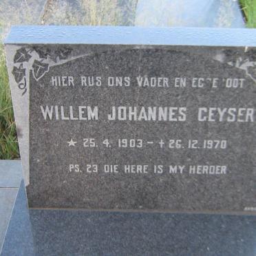 GEYSER Willem Johannes 1903-1970
