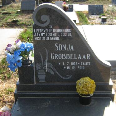 GROBBELAAR Sonja nee CALITZ 1972-2010