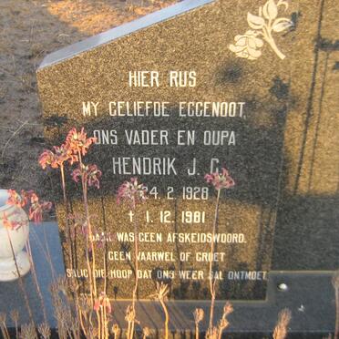 GROVE Hendrik J.?. 1928-1981