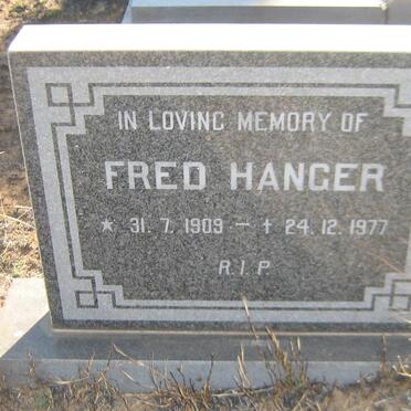 HANGER Fred 1909-1977