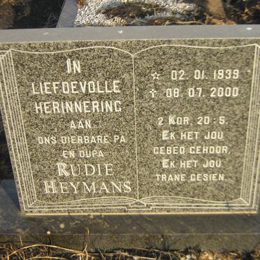 HEYMANS Rudie 1939-2000
