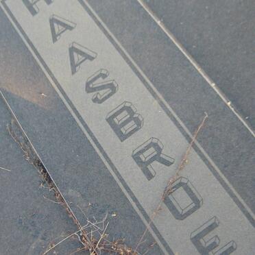 HAASBROEK Leonard Johannes 1919-2006