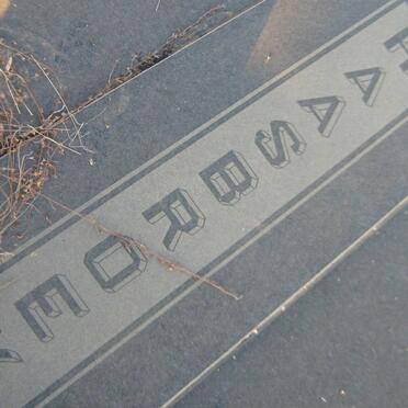 HAASBROEK Johannes B. 1930-2014 &amp; Magdel G. 1934-1988