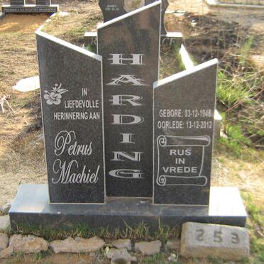 HARDING Petrus Machiel 1948-2012