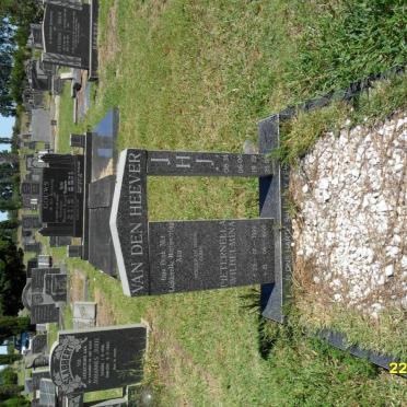 HEEVER J.H.J., van den 1935-1998 &amp; Pieternella Wilhelmina 1939-1996