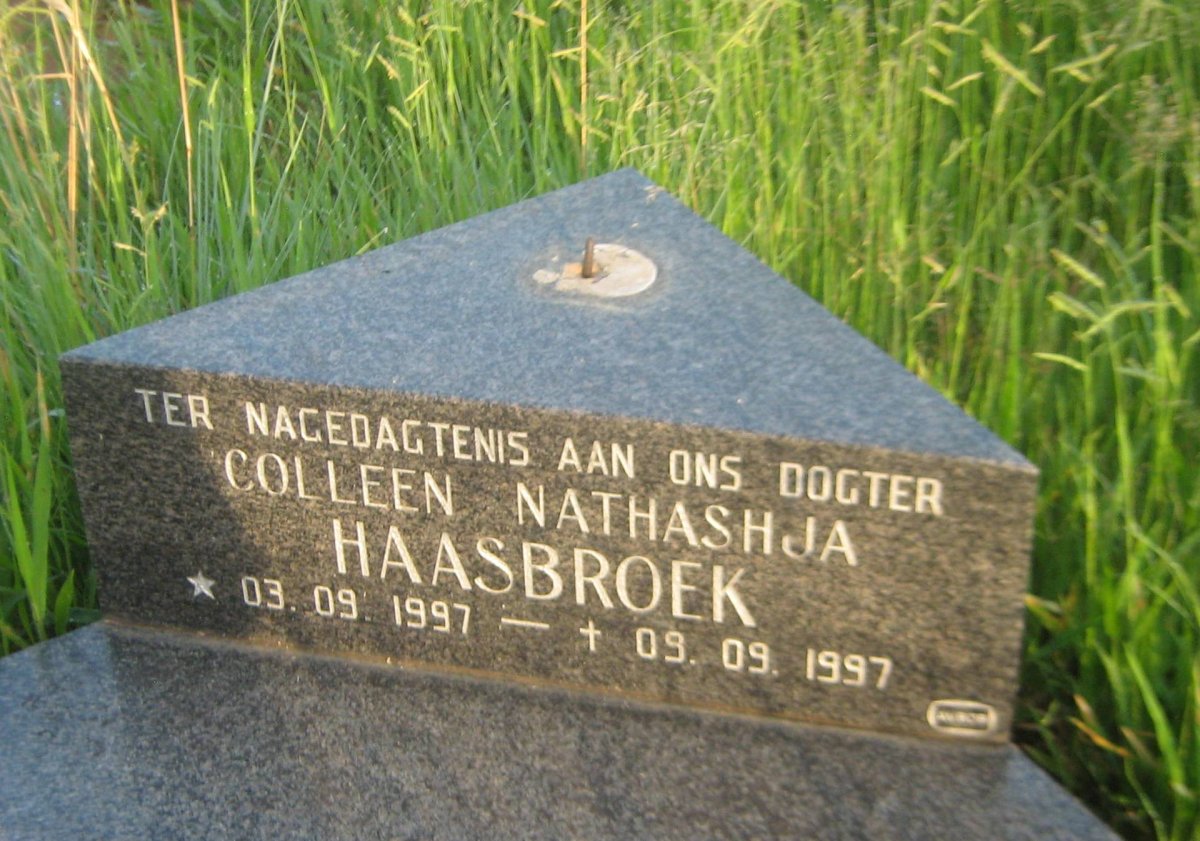 HAASBROEK Colleen Nathashja 1997-1997