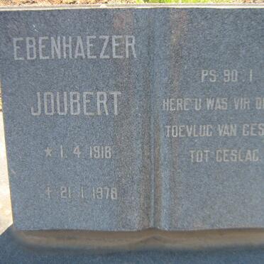 JOUBERT Ebenhaezer 1918-1978