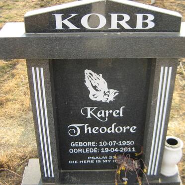 KORB Karel Theodore 1950-2011