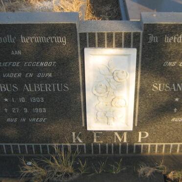 KEMP Jacobus Albertus 1903-1983 &amp; Susanna Cornelia 1905-1997