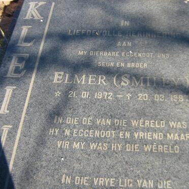 KLEINHANS Elmer 1972-1997