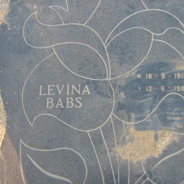 KRUGER Levina Babs 1918-1988