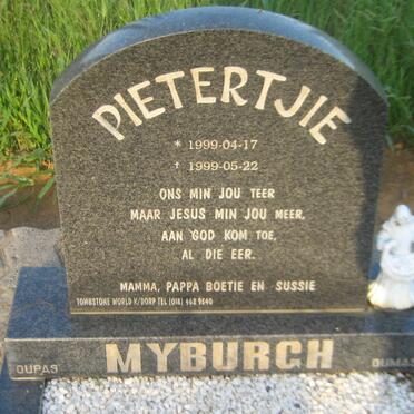 MYBURGH Pietertjie 1999-1999