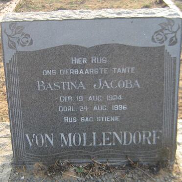 MOLLENDORF Bastina Jacoba, von 1924-1996