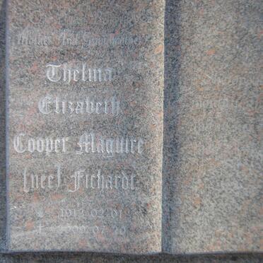 MAGUIRE Thelma Elizabeth Cooper nee FICHARDT 1912-2009